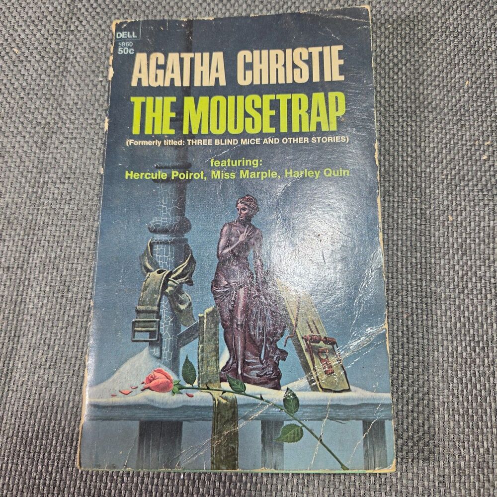Vintage Agatha Christie The Mousetrap Dell Paperback 1969 First Printing Mystery
